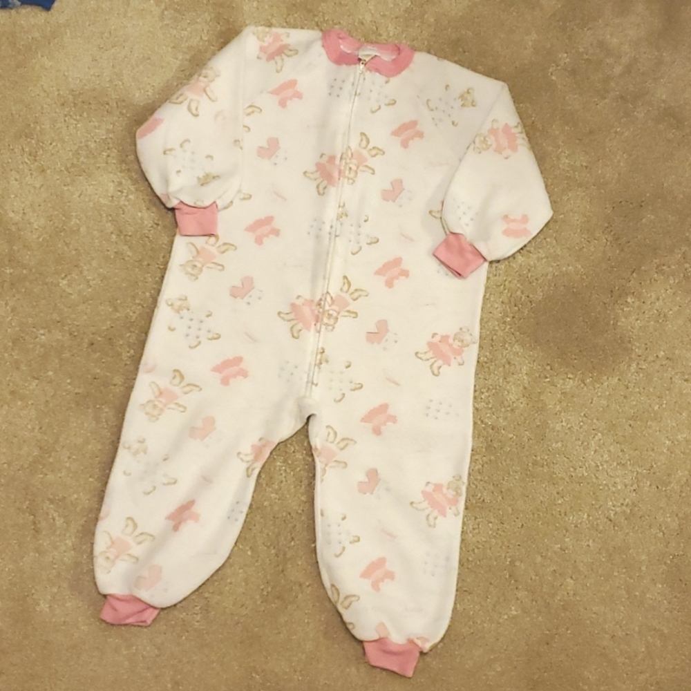 Vintage Carters Teddy Bear Pajama